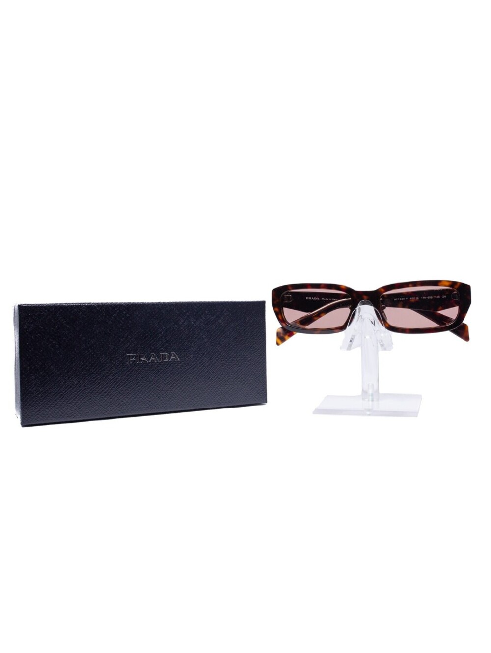 Prada Tortoise Small Squared Prada Brown